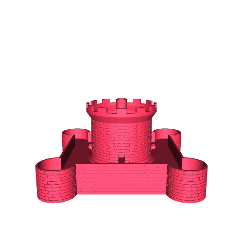 castello fioriera pentola 3d modelli scarica creality nube 3D print model - Mito3D