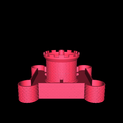 castello fioriera pentola 3d modelli scarica creality nube 3d print model - Mito3D