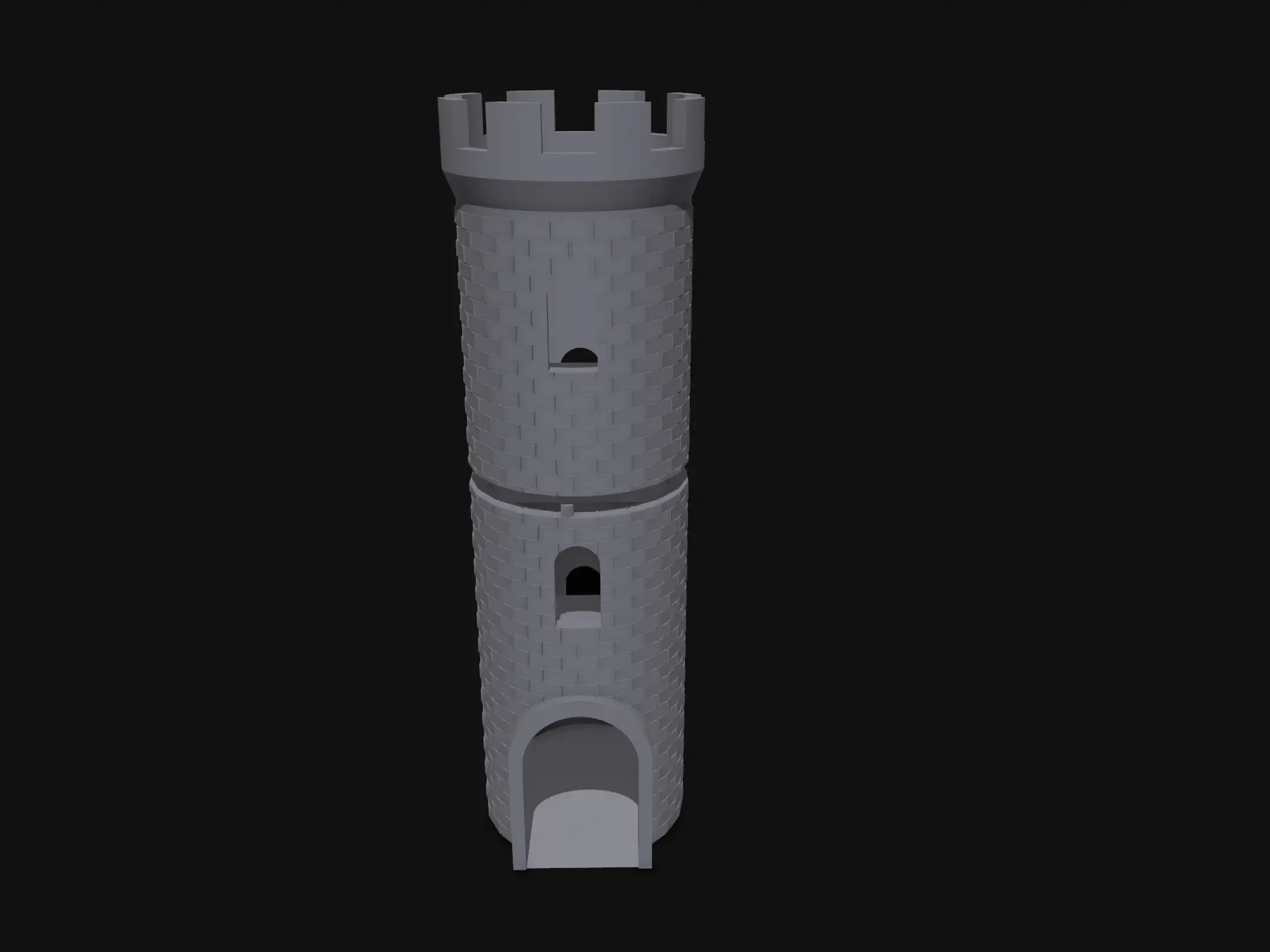 castle screen gm 3d models download creality cloud 3D print model - Mito3D