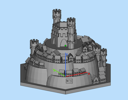 château 3d print model - Mito3D