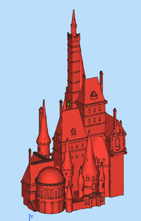 castled Historical Buildings 3d print model - Mito3D