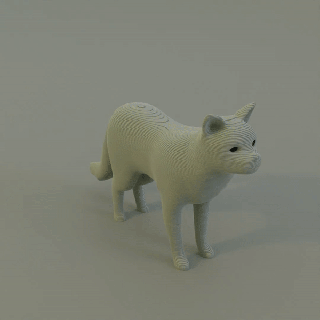 chat mammifère 3d print model - Mito3D