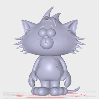 Katze Säugetier 3d print model - Mito3D