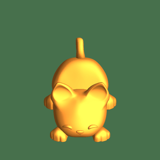 cat cell stand Mammal 3d print model - Mito3D