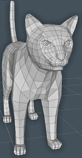 chat minou animaux 3d print model - Mito3D