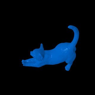 gato tramo 3d modelos descargar crealidad nube animales 3d print model - Mito3D