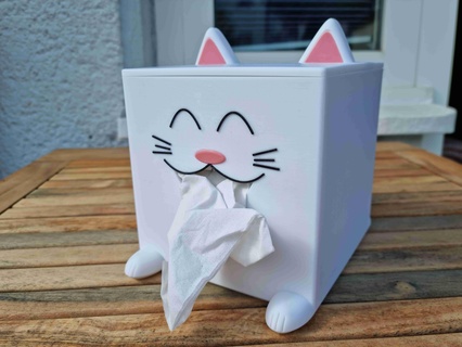 cat tissue box Others 3d print model - Mito3D