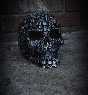 catacombs skull pretzel prints print place Home Decor 3d print model - Mito3D