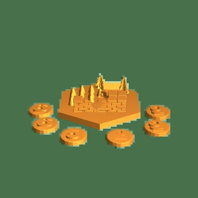 catan maleficio gono paja 3d modelos descargar crealidad nube 3d print model - Mito3D