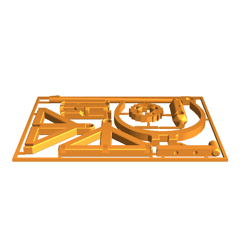 Katapult Spielzeug Ziegel 3D print model - Mito3D
