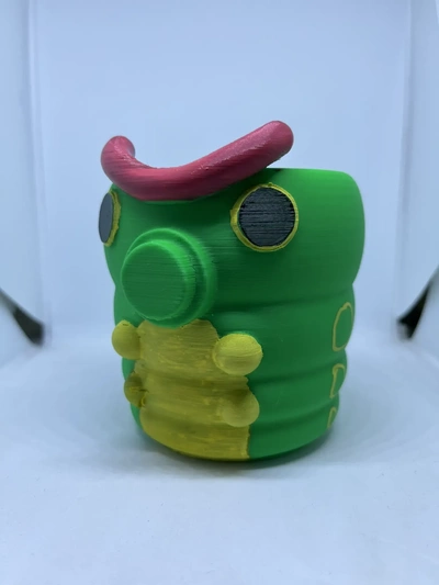 caterpie stationary pot 3d models download creality cloud 3d print model - Mito3D