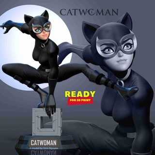 catwoman estilizado ficticio caracteres 3d print model - Mito3D