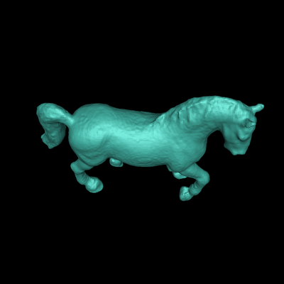 cavalo verde 3d modeller indir creality bulut hayvanlar 3d print model - Mito3D