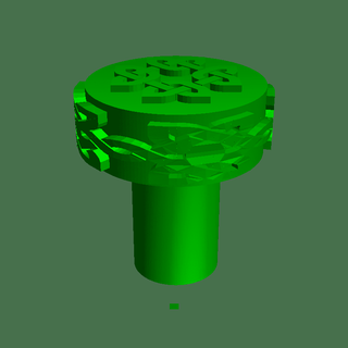 celtico maniglia domestico 3d print model - Mito3D