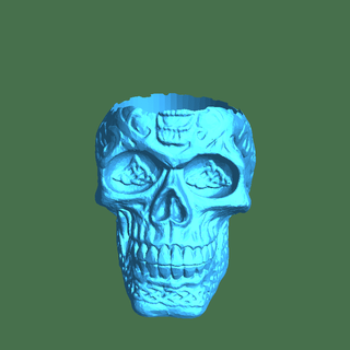 celtique crâne remix monstres 3d print model - Mito3D
