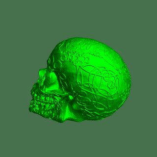 celtic skull Others 3d print model - Mito3D