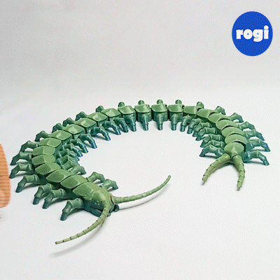 centipede 3d models download creality cloud insects 3d print model - Mito3D