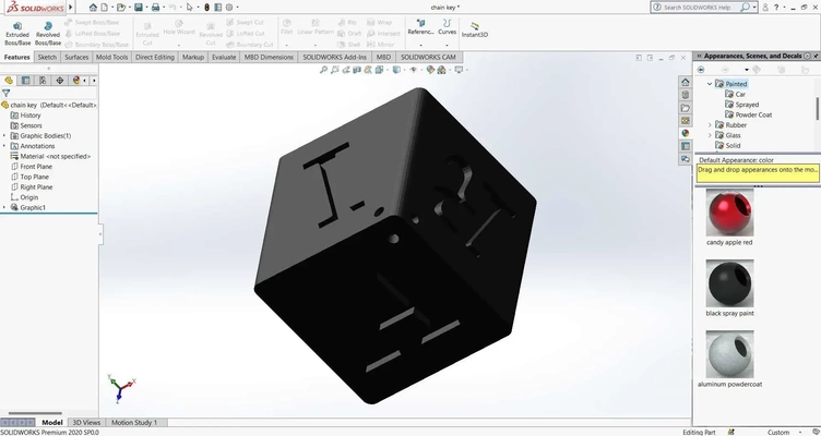 kette schlüssel 3d modelle download realität wolke 3d print model - Mito3D