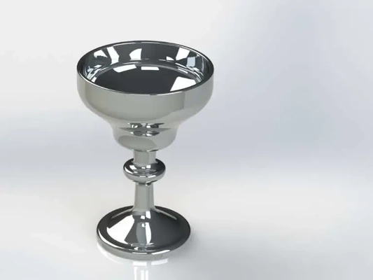 chalice grail drinking cup b 3d models download creality cloud 3d print model - Mito3D