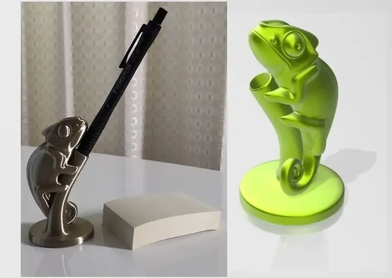 caméléon stylo titulaire soutien high res 3d modèles télécharger créalité nuage 3d print model - Mito3D