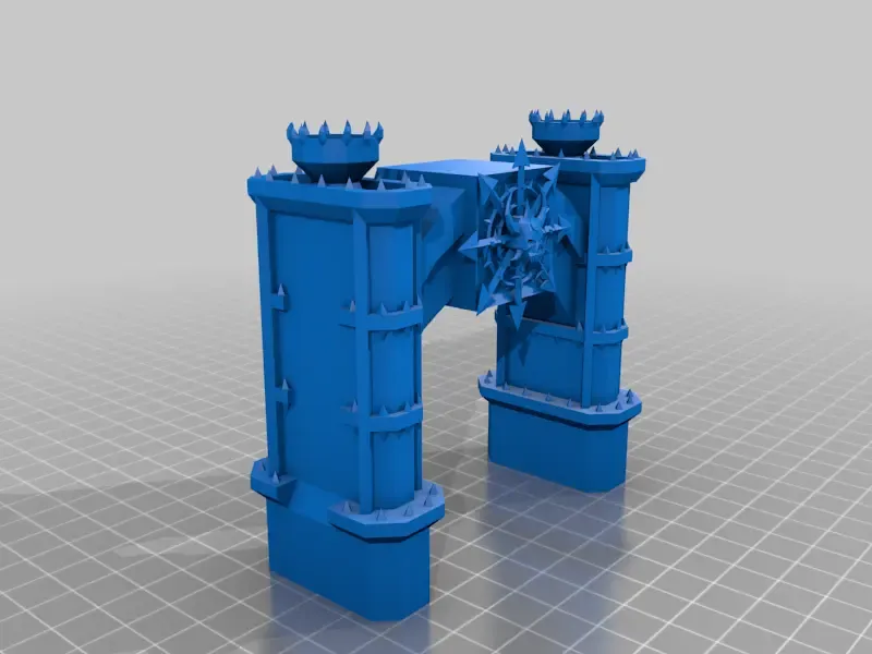 caos portal terreno 3d modelos baixar crialidade nuvem 3D print model - Mito3D