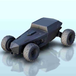 chaos vehicle 37 - sci-fi science fiction future 40k legion Sedans 3d print model - Mito3D