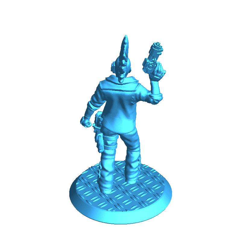 kömür kurgusal karakterler 3D print model - Mito3D