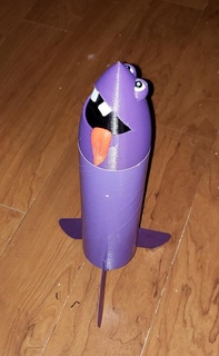 Charakter Raketen 3d print model - Mito3D