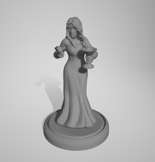 karakter zombi kıyamet sivil jennelle KADIN 3d print model - Mito3D