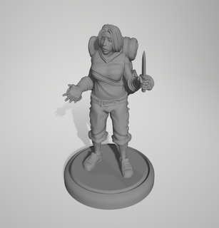 personaje zombi apocalipsis civil sadie mujer 3d print model - Mito3D