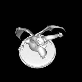 Charizard 3d modelos baixar crialidade nuvem personagens 3d print model - Mito3D