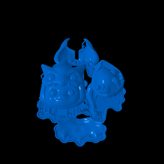 charizard Pikachu Komplett Zeichen 3d print model - Mito3D