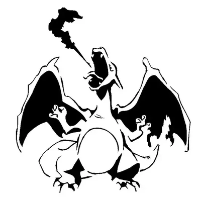 charizard stencil 3d modelli scarica creality nube 3d print model - Mito3D