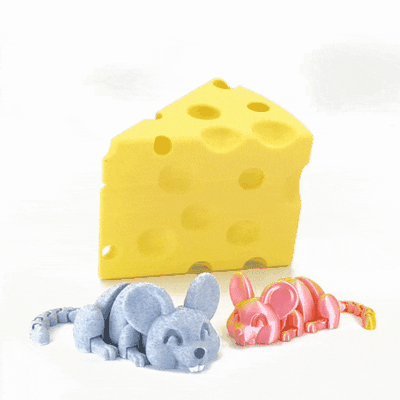 cheese boxed mouse 3d models download creality cloud mammal 3d print model - Mito3D