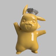 chefe cozinha Pikachu 3D print model - Mito3D