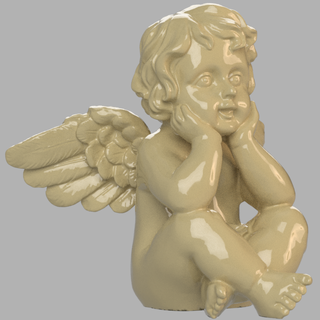 cherub angel 3d models download creality cloud Religion 3d print model - Mito3D
