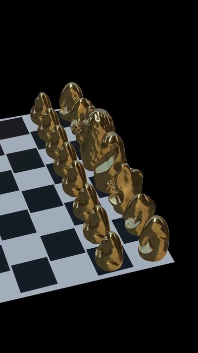 schach 3d modelle download realität wolke 3d print model - Mito3D