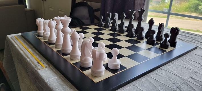chess set - executive size 3d models download creality cloud toys & games 3d print model - Mito3D