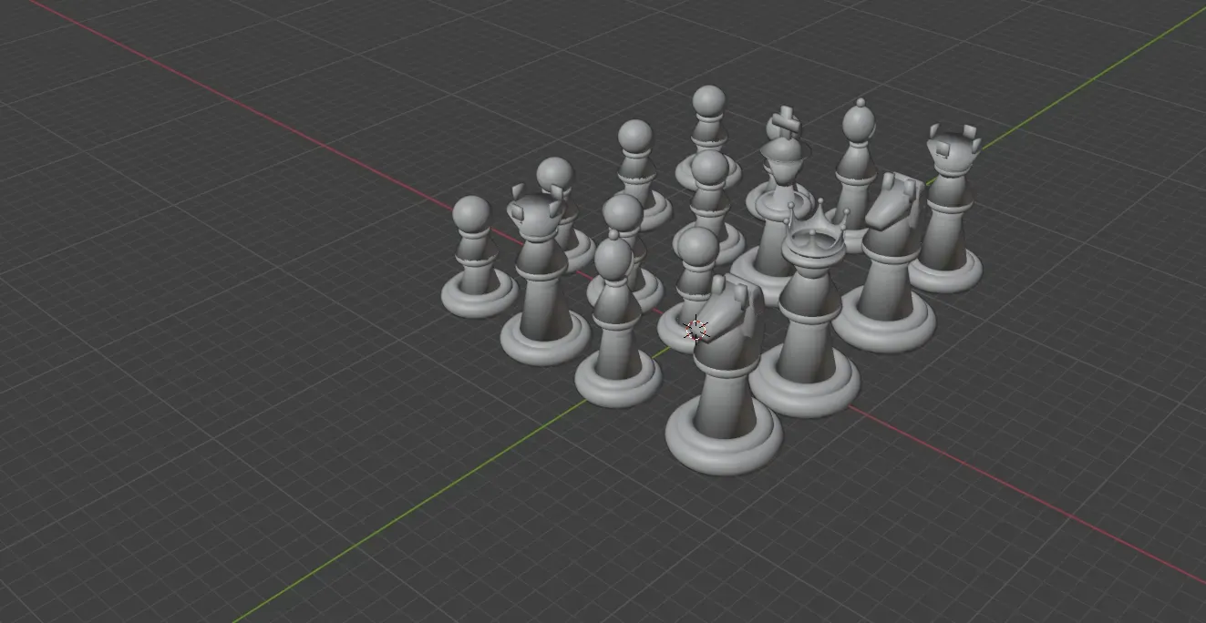 schach einstellen 3d modelle download realität wolke 3D print model - Mito3D