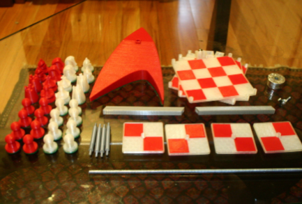 scacchi stella treck maschere caschi 3d print model - Mito3D
