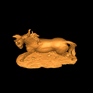 cheval animaux 3d print model - Mito3D