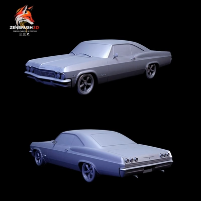 chevrolet impala stl 3d stampa modelli scarica creality nube 3d print model - Mito3D