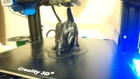 Chibi Außerirdischer Königin mechanisch bionisch Tiere 3d print model - Mito3D