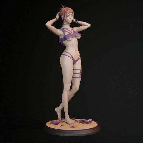 chica traje ba archivo stl 3D print model - Mito3D