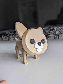 chichi - articulated chihuahua kit 3d models download creality cloud Mammal 3d print model - Mito3D