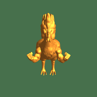 chicken Monsters 3d print model - Mito3D