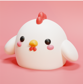 chicken Mammal 3d print model - Mito3D
