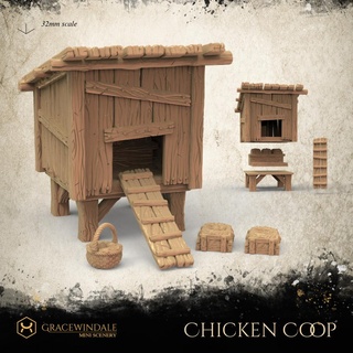 pollo coop 3d print model - Mito3D