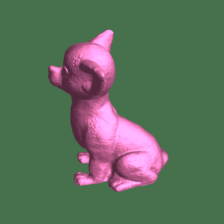 Chihuahua memeli 3d print model - Mito3D