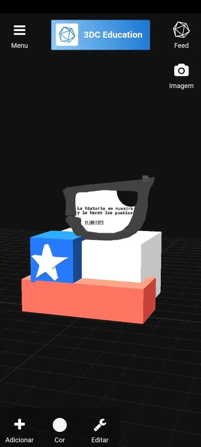 chile 11 09 1973 3d modelos baixar crialidade nuvem 3d print model - Mito3D